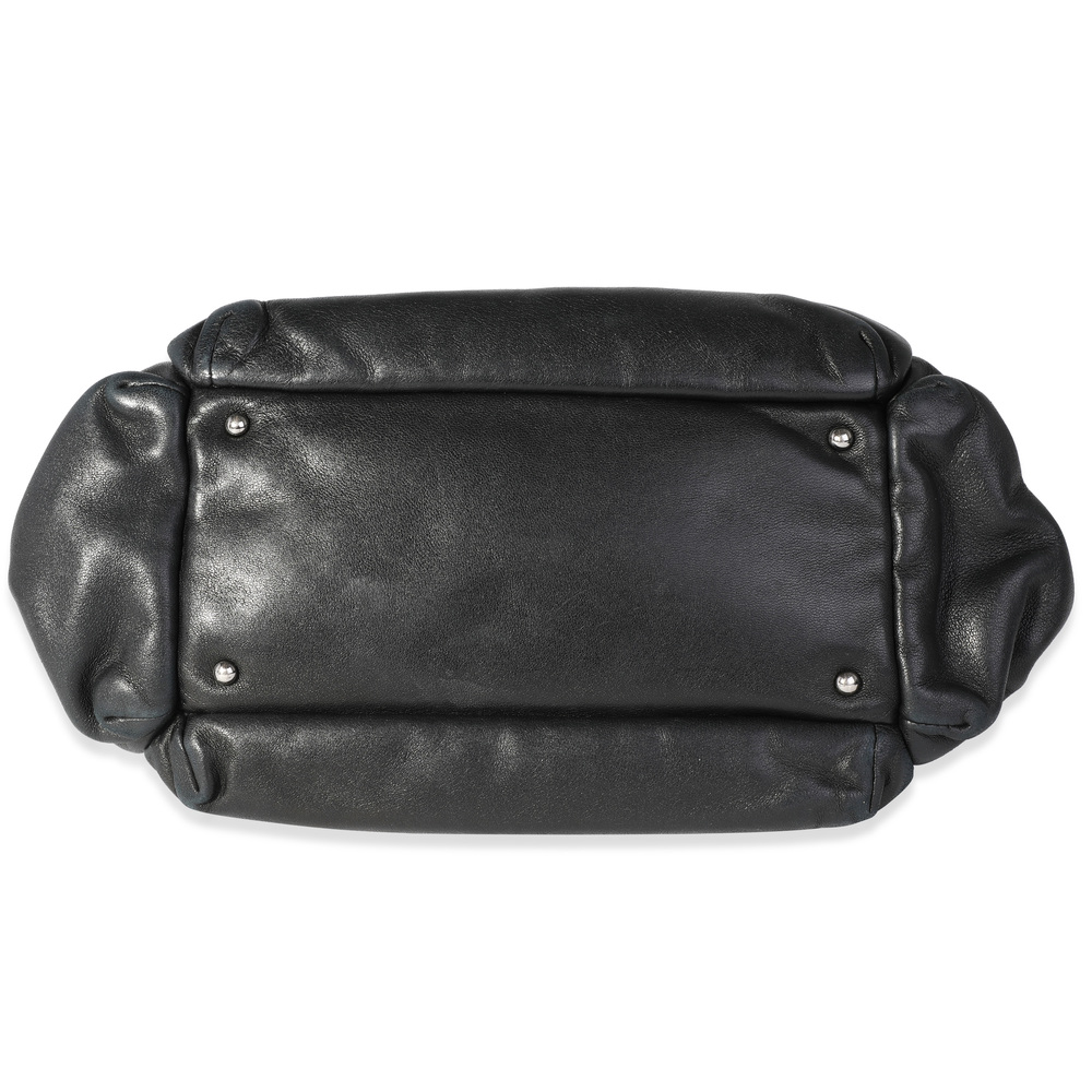 Chanel Black Lambskin LAX Accordion Camera Shoulder Bag - Picture 5 of 7